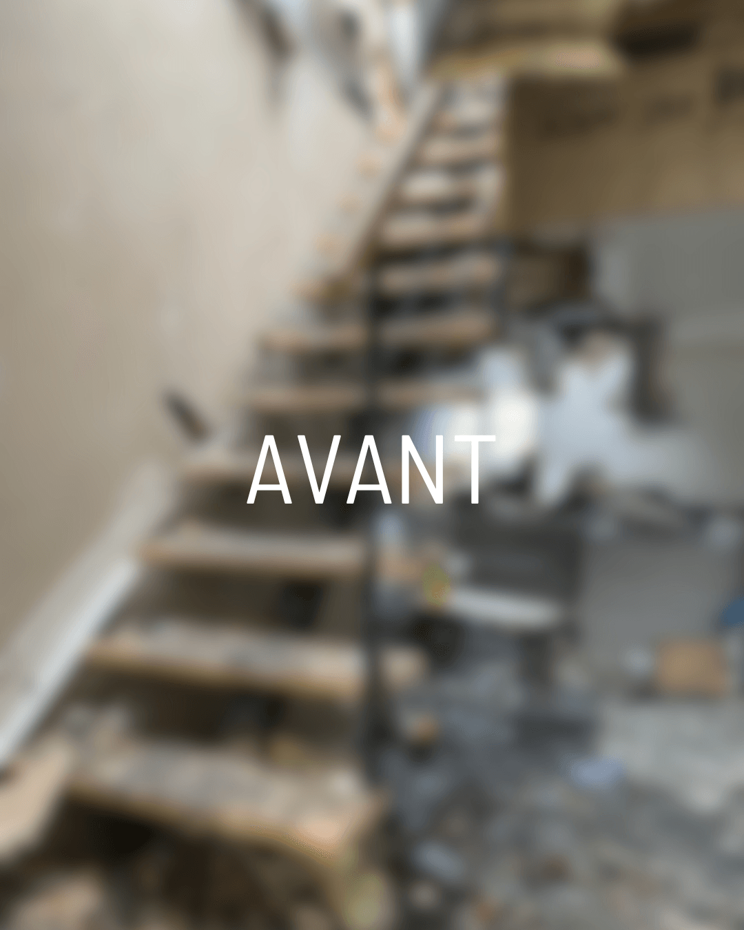 Photo avant escalier